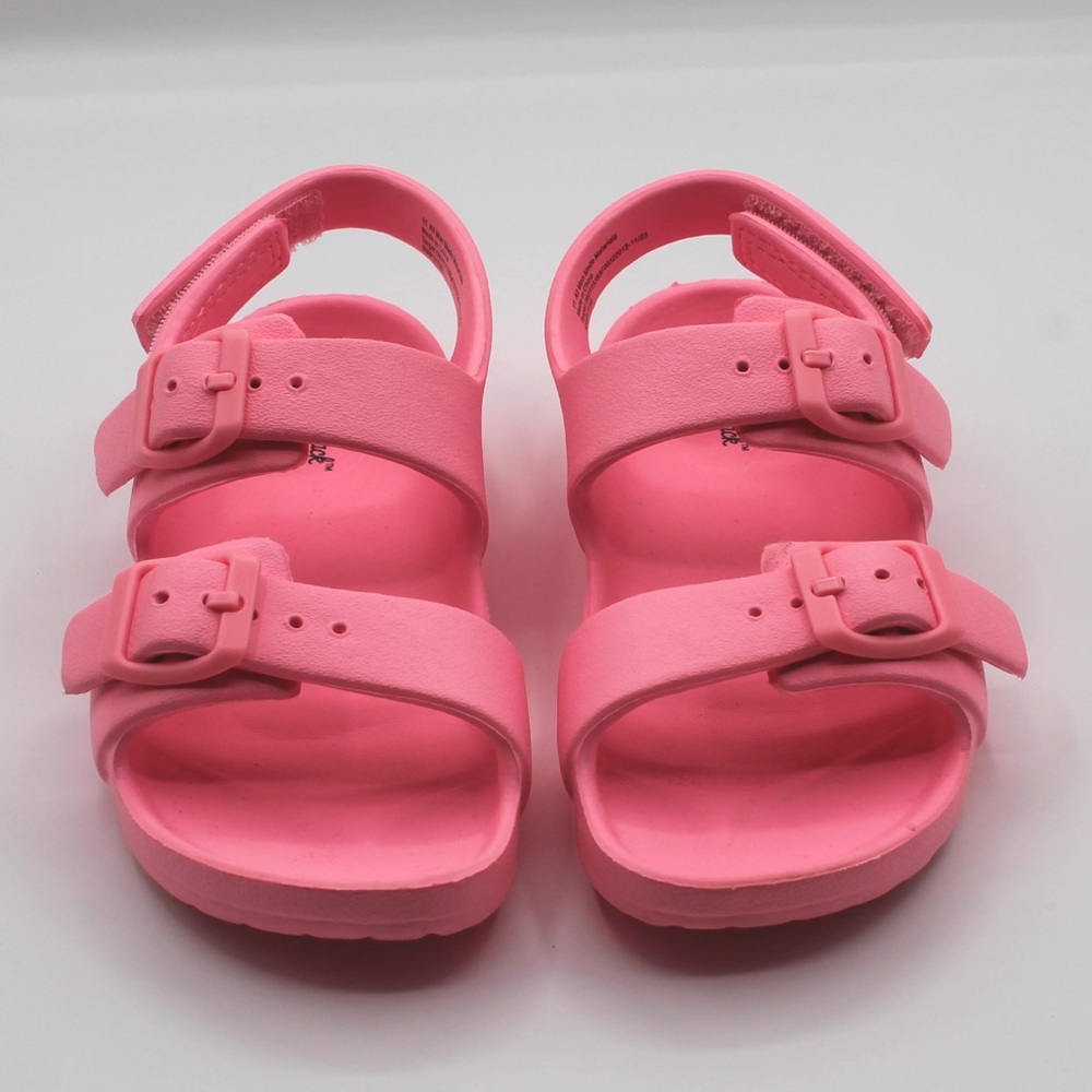 Cat & Jack Pink Sandals with Adjustable Straps and Waterproof Design